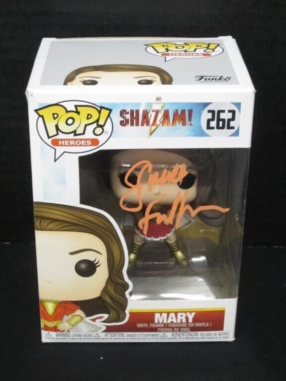 Grace Caroline Currey (Grace Fulton) signed Funko Pop! Vinyl: Shazam! - Mary COA